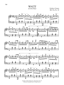Waltz in E-flat Major, KK. IVa, No. 14 