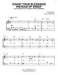 Count Your Blessings Instead Of Sheep (arr. Phillip Keveren)