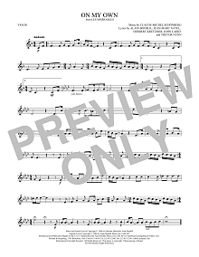 On My Own (from Les Miserables) 