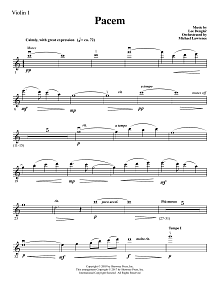 Pacem - Violin 1 