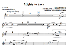 Mighty To Save - Alto Sax 1 & 2 (Sub. Horn) 