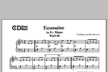 Ecossaise In E-flat Major, Woo 86 