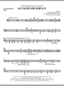 Of Faith And Service - Bass Trombone/Tuba 