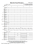 Here In Your Presence - Full Score
