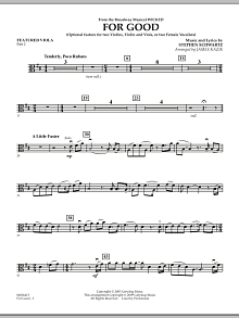 For Good (Duet Feature from "Wicked") - Featured Violin - Featured Violin - Featured Viola - Part 2 
