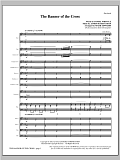 The Banner Of The Cross - Full Score