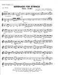 Serenade For Strings - Mvt. 1 Pezzo (arr. Elliot A. Del Borgo) - 2nd Violin