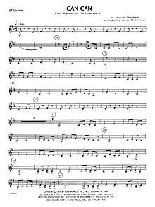 Can Can - Bb Clarinet 