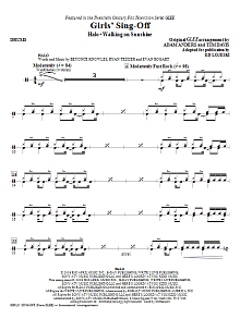 Girls' Sing-Off (from Glee) - Drums 