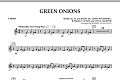 Green Onions - F Horn