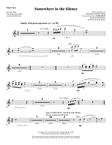Somewhere in the Silence - Flute 1 & 2 