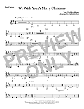 We Wish You a Merry Christmas - Bass Clarinet