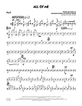 All of Me (Key: F) - Drums