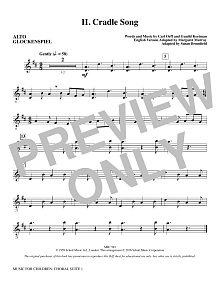 Music for Children (Choral Suite 1) - Alto Glockenspiel 