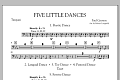 Five Little Dances - Timpani