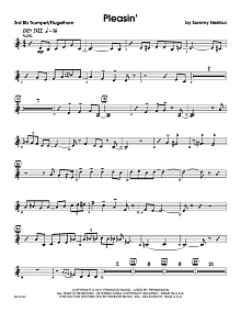 Pleasin' - 3rd Bb Trumpet 
