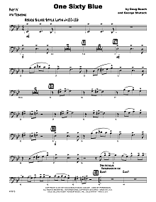 One Sixty Blue - 4th Trombone 