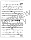 (You've Got It) The Right Stuff (arr. Ishbah Cox) - Electric Bass