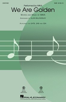 We Are Golden (arr. Alan Billingsley) 