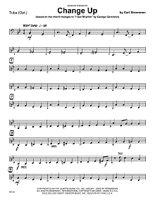 Change Up (based on I Got Rhythm by George Gershwin) - Tuba 