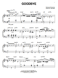 Goodbye [Jazz version] (arr. Brent Edstrom)