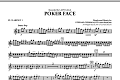 Poker Face - Bb Clarinet 1