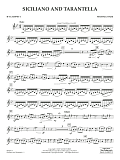 Siciliano and Tarantella - Bb Clarinet 1