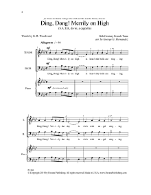 Ding, Dong! Merrily On High 
