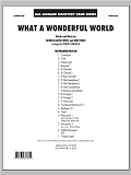 What A Wonderful World - Full Score