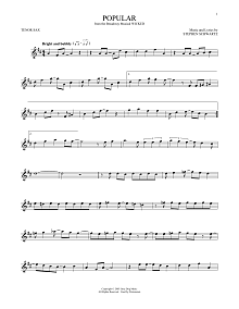 Popular (from Wicked) 