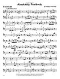 Absolutely, Positively - Eb Baritone Saxophone