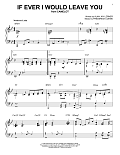 If Ever I Would Leave You [Jazz version] (arr. Brent Edstrom)