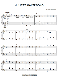 Juliet's Waltz Song