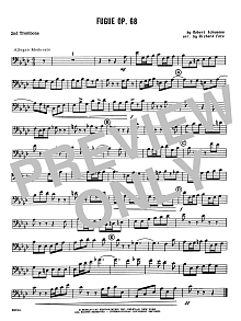 Fugue/Opus 68 - 2nd Trombone 