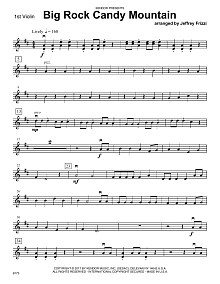 Big Rock Candy Mountain - 1st Violin 