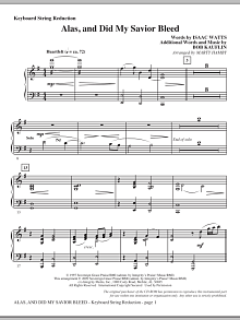 Alas, And Did My Savior Bleed - Keyboard String Reduction 