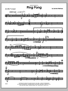 Ping Pong - 2nd Bb Trumpet 