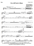 For All You've Done - Flute