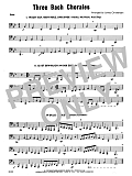 Three Bach Chorales - Bass