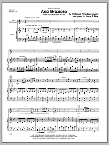 Aria Grazioso (From Don Giovanni, Act III) - Piano 