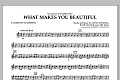 What Makes You Beautiful - Eb Baritone Saxophone