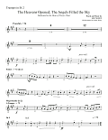 The Heavens Opened; The Angels Filled the Sky - Trumpet 2 in Bb