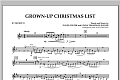 Grown Up Christmas List (with Optional Vocal Solo) - Bb Trumpet 1