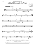 All the Difference in the World - Violin 1