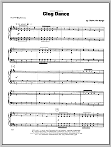 Clog Dance - Piano 