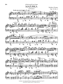 Mazurka in E minor, Op. 17, No. 2 