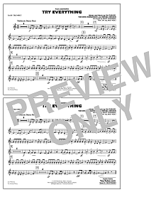 Try Everything (from Zootopia) - 3rd Bb Trumpet 