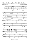 I Can See Clearly Now (The Rain Has Gone) (arr. Tim Allen) - Full Score