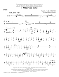 I Wish You Love - Drums