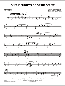 On The Sunny Side Of The Street - Baritone Sax 